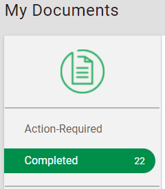 completed documents icon